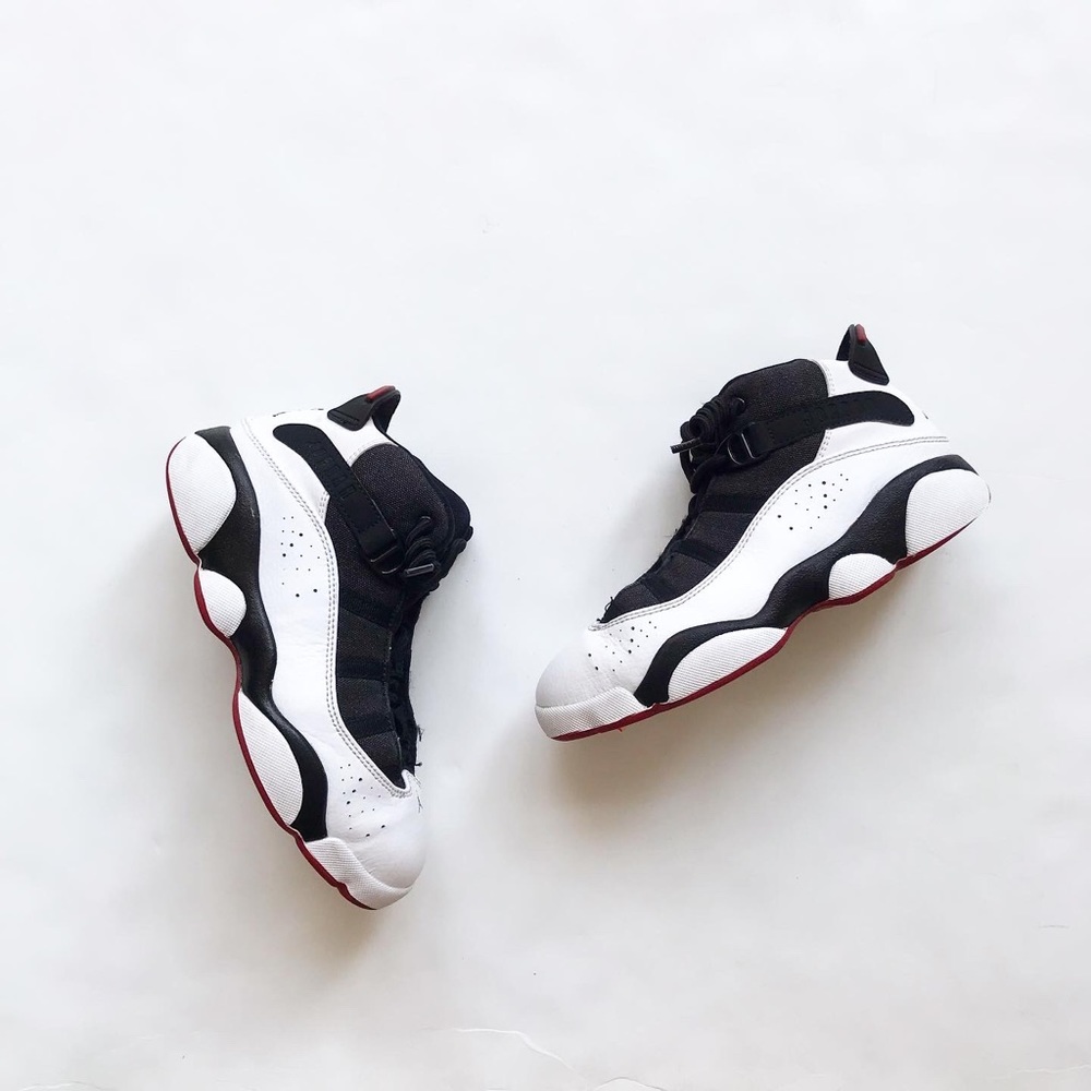 Nike Jordan 6 Ring BG basketball shoe VGUC size 2Y